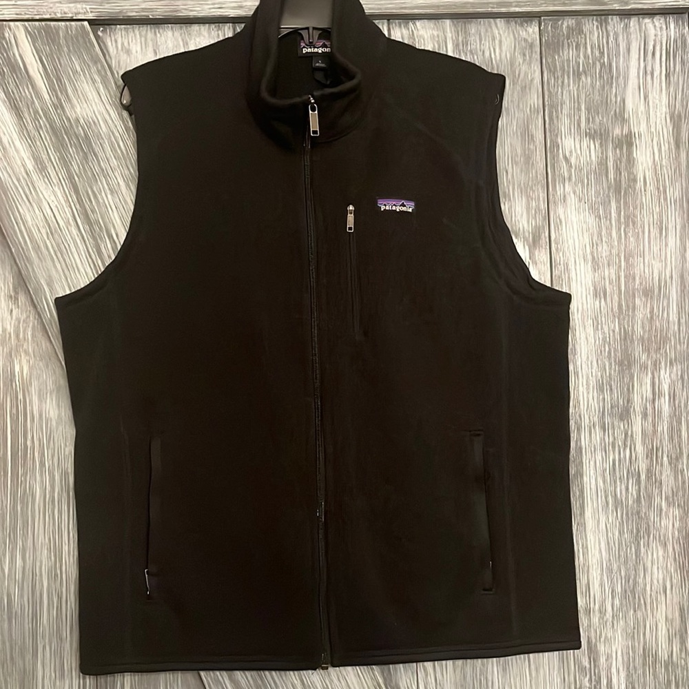 Mens patagonia black vest